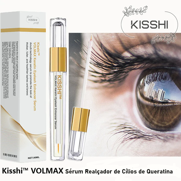 Sérum Intensificador De Cílios Com Queratina Kisshi™