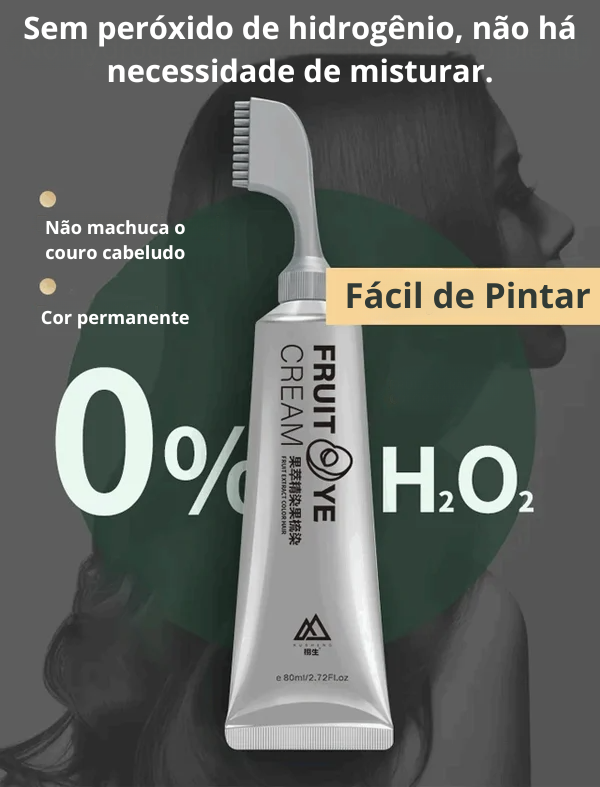 Tinta de Cabelo Vegetal NaturiColor + Pente de Brinde