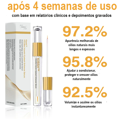 Sérum Intensificador De Cílios Com Queratina Kisshi™