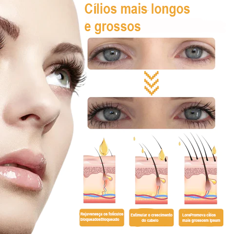 Sérum Intensificador De Cílios Com Queratina Kisshi™