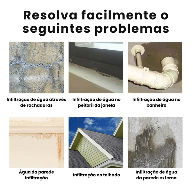 Spray de Prevenção de Água Parada de Vazamento de Segurança